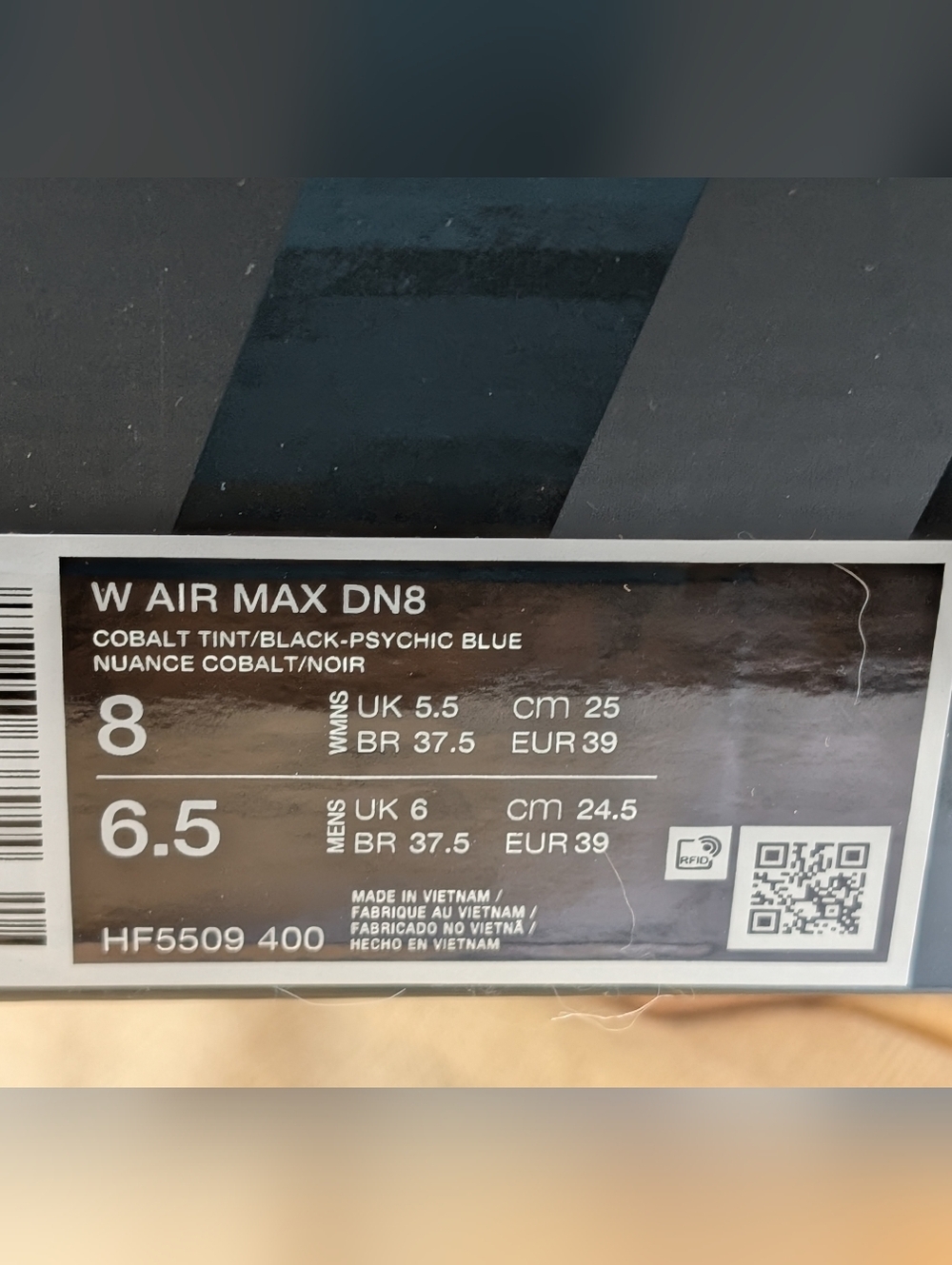 NEW Nike Women's Air Max DN8 Shoes -‎ Cobalt Tint Black-Psych Blue Size 8 - Picture 12 of 12